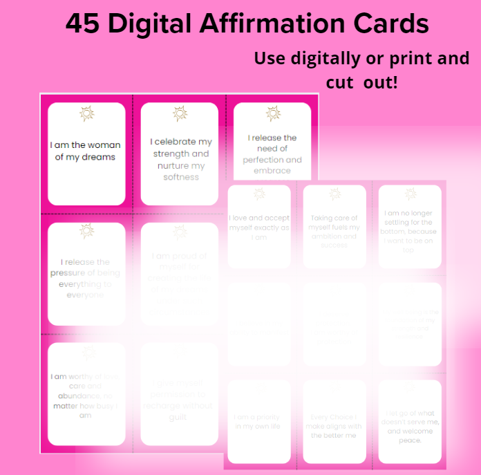 IT Girl- Self Care Affirmation Cards